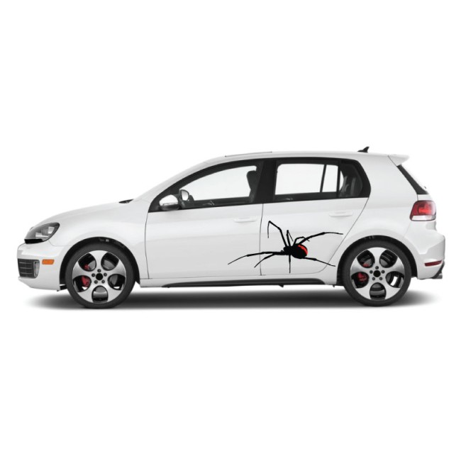 Autós matrica - Pók !-51%! - 115Sz x 52M(A1256)