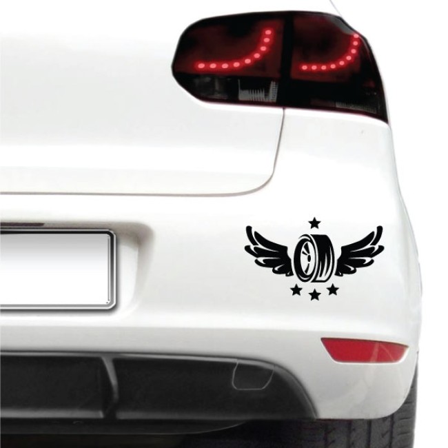 Autós matrica - Száguldás