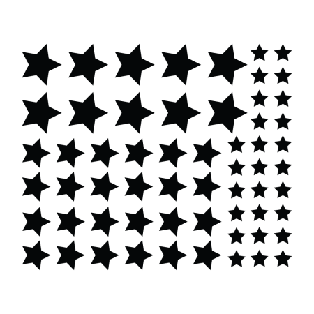 Autós matrica - Csillagok (csomag)