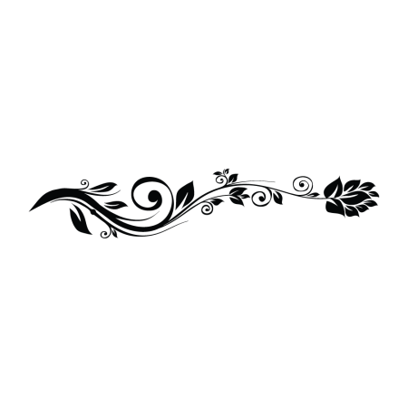 Autós matrica - Stilizált levendula