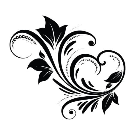 Autós matrica - Levél dekoráció