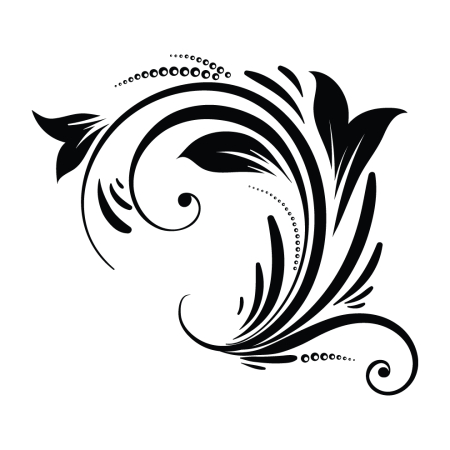 Autós matrica - Virág hullám