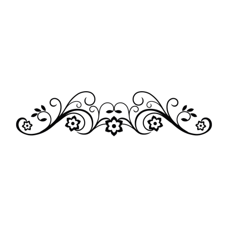 Autós matrica - Csillag virág