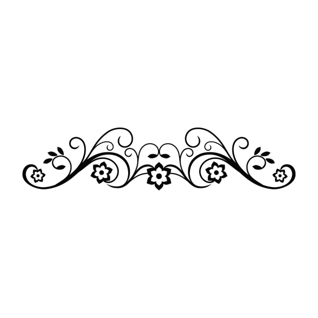 Autós matrica - Csillag virág