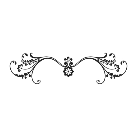 Autós matrica - Apró virágok