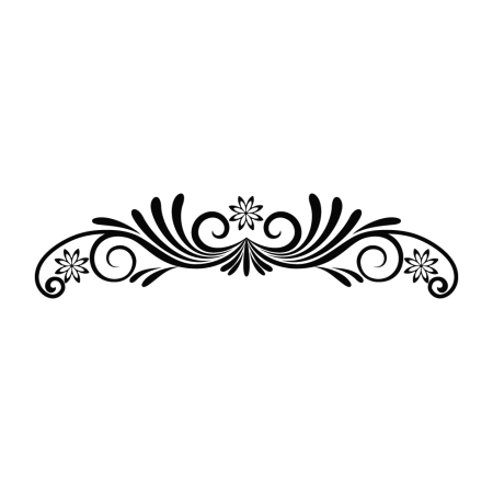 Autós matrica - Divatos virág