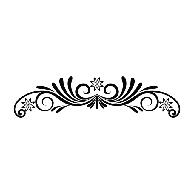 Autós matrica - Divatos virág