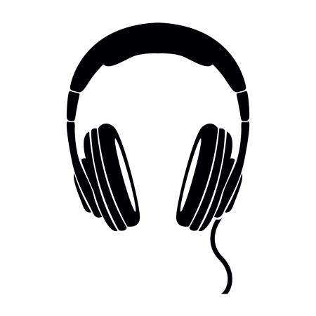 Autós matrica - Fejhallgató