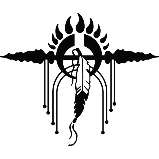 Autós matrica - Indiánok szimbóluma