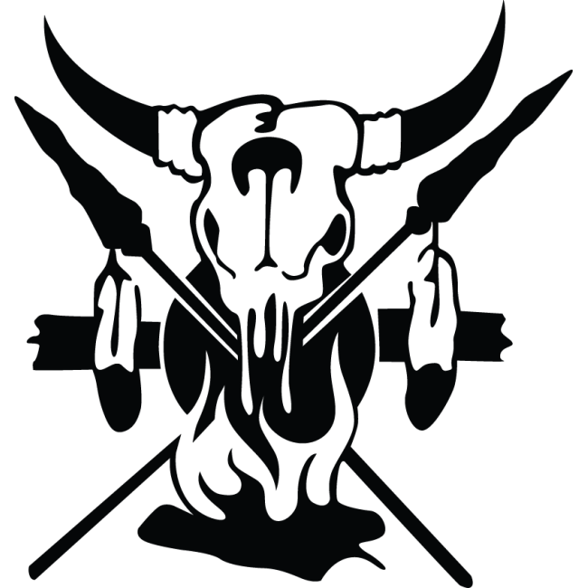 Autós matrica - Indián minta