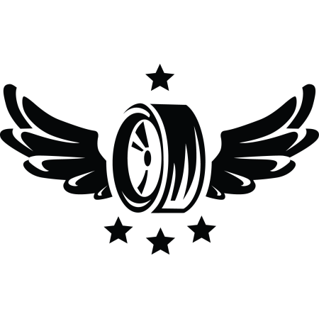 Autós matrica - Száguldás