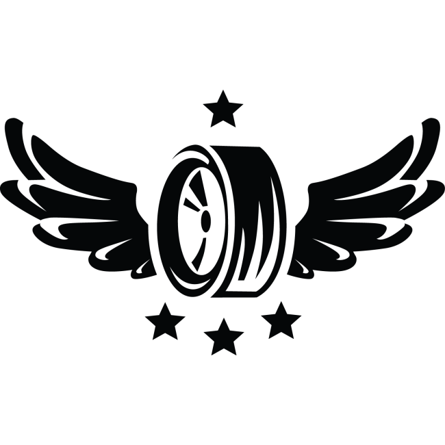 Autós matrica - Száguldás