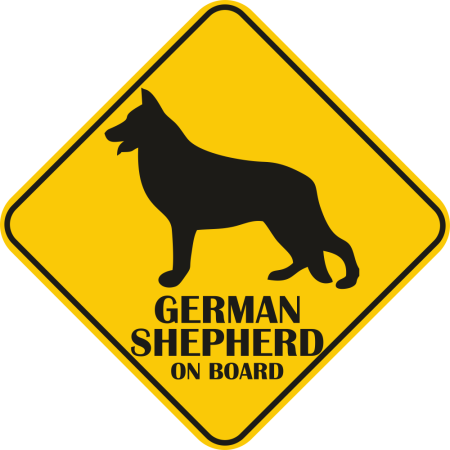 Autós matrica - Németjuhász