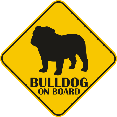 Autós matrica - Bulldog matrica