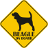 Autós matrica - Beagle