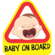 Baby on board - Síró kisfiú