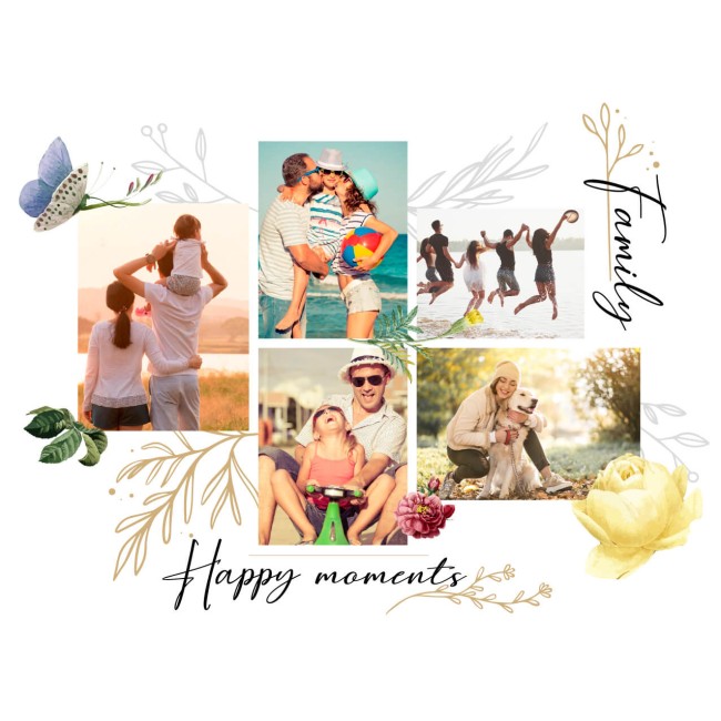 Happy Moments - 35x45 cm - Egyedi Vászonkép