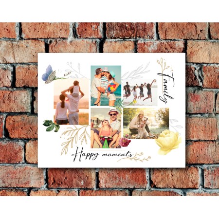 Happy Moments - 35x45 cm - Egyedi Vászonkép