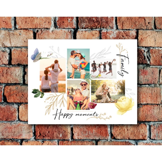 Happy Moments - 35x45 cm - Egyedi Vászonkép