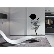 Hold és denevér - Falmatrica / Faltetoválás -