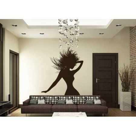 Táncoló nő - Falmatrica / Faltetoválás
