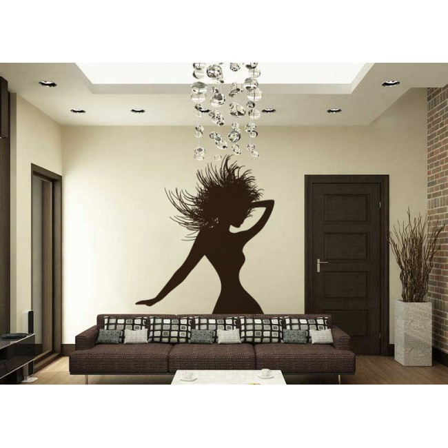 Táncoló nő - Falmatrica / Faltetoválás