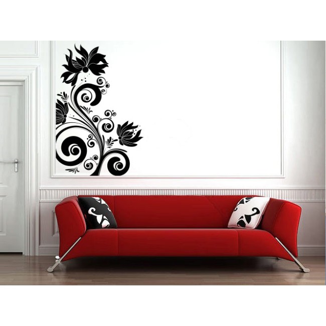 Virág szimbólum - Falmatrica / Faltetoválás