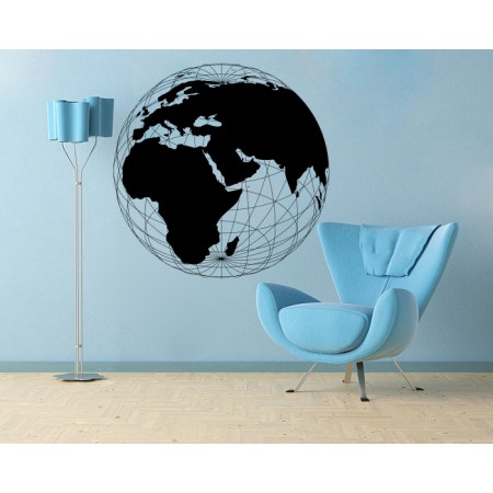 Földgömb - Falmatrica / Faltetoválás -