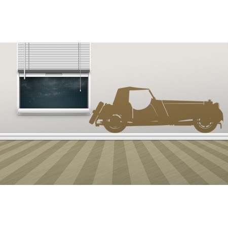 Régi autó - Falmatrica / Faltetoválás