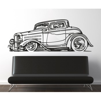 Ford Hot Rod - Falmatrica / Faltetoválás