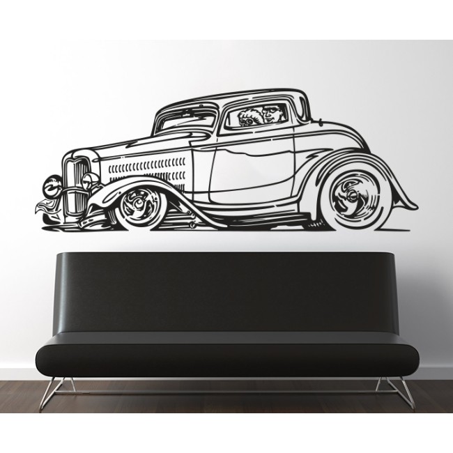 Ford Hot Rod - Falmatrica / Faltetoválás