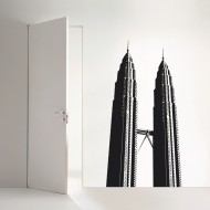 Petronas tornyok - Falmatrica / Faltetoválás