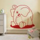 Vidám elefánt - Falmatrica / Faltetoválás
