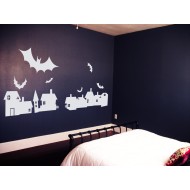 Denevérek éjszakája - Falmatrica / Faltetoválás -