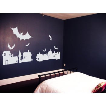 Denevérek éjszakája - Falmatrica / Faltetoválás -