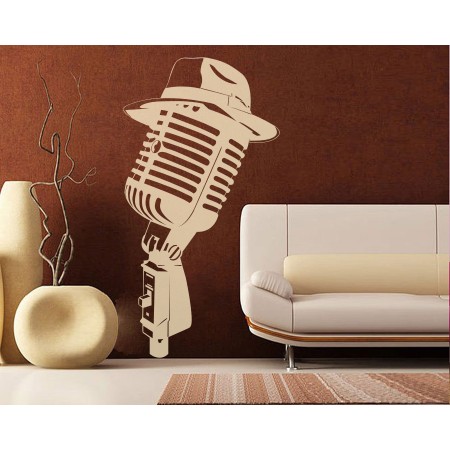 Kalapos mikrofon - Falmatrica / Faltetoválás