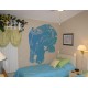Indiai elefánt - Falmatrica / Faltetoválás