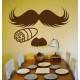 Szivaros bajusz - Falmatrica / Faltetoválás