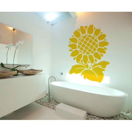 Életerős napraforgó - Falmatrica / Faltetoválás