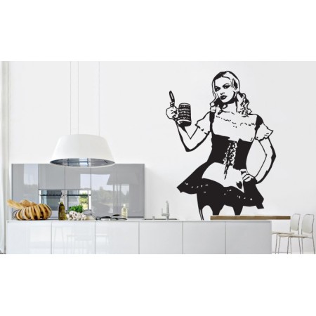 Bajor kisasszony - Falmatrica / Faltetoválás