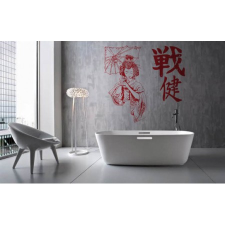 Kínai hölgy - Falmatrica / Faltetoválás