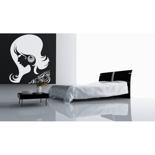 Nőkép - Falmatrica / Faltetoválás