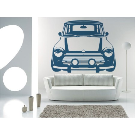 Mini autó - Falmatrica / Faltetoválás
