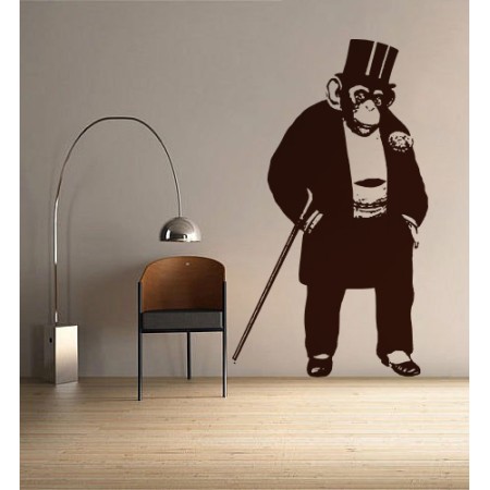 Elegáns majom - Falmatrica / Faltetoválás -