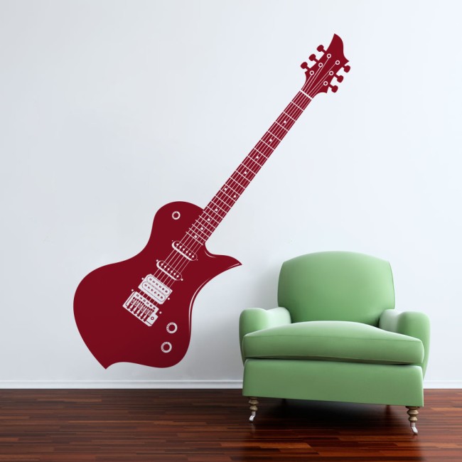 Elektromos gitár - Falmatrica / Faltetoválás
