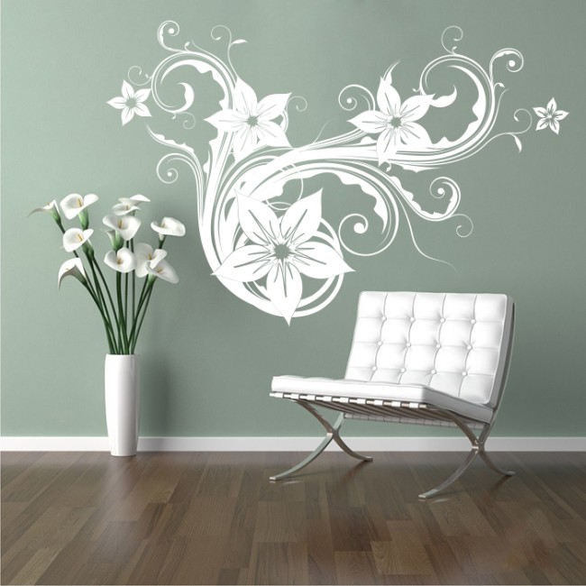 Fantázia virág - Falmatrica / Faltetoválás -