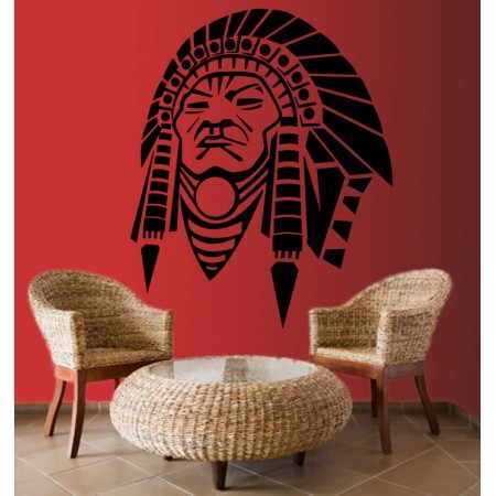 Indián törzsfőnök - Falmatrica / Faltetoválás -