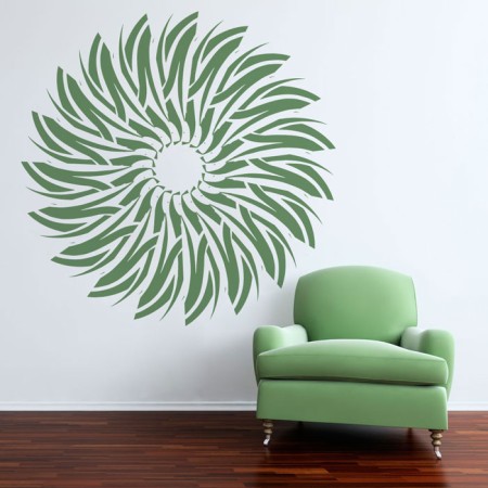 Napraforgó virág - Falmatrica / Faltetoválás