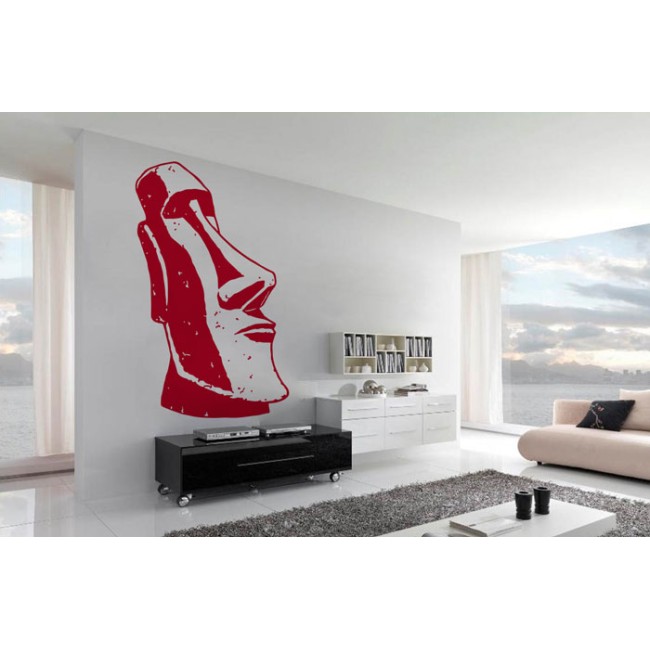 Moai-szobor - Falmatrica / Faltetoválás -