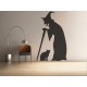 A boszorkány és a macskája - Falmatrica / Faltetoválás
